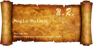 Megla Roland névjegykártya